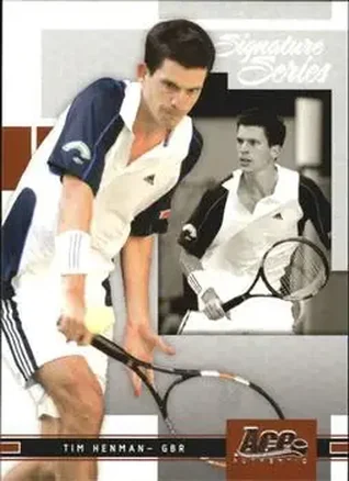 2005 Ace Authentic Signature Series #23 Tim Henman