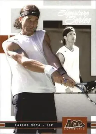 2005 Ace Authentic Signature Series #25 Carlos Moya