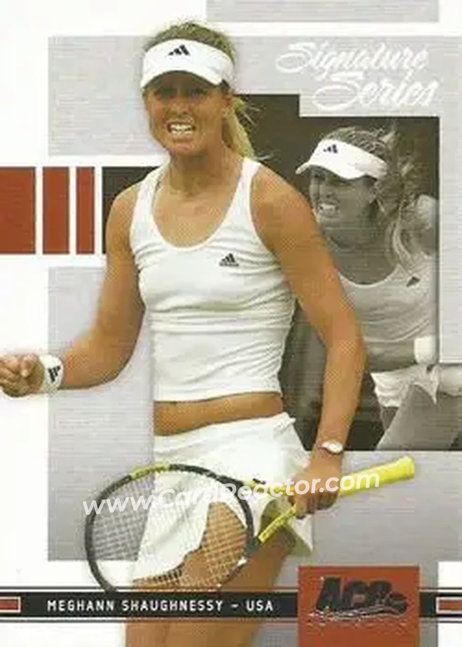 2005 Ace Authentic Signature Series #26 - Meghann Shaughnessy - Front
