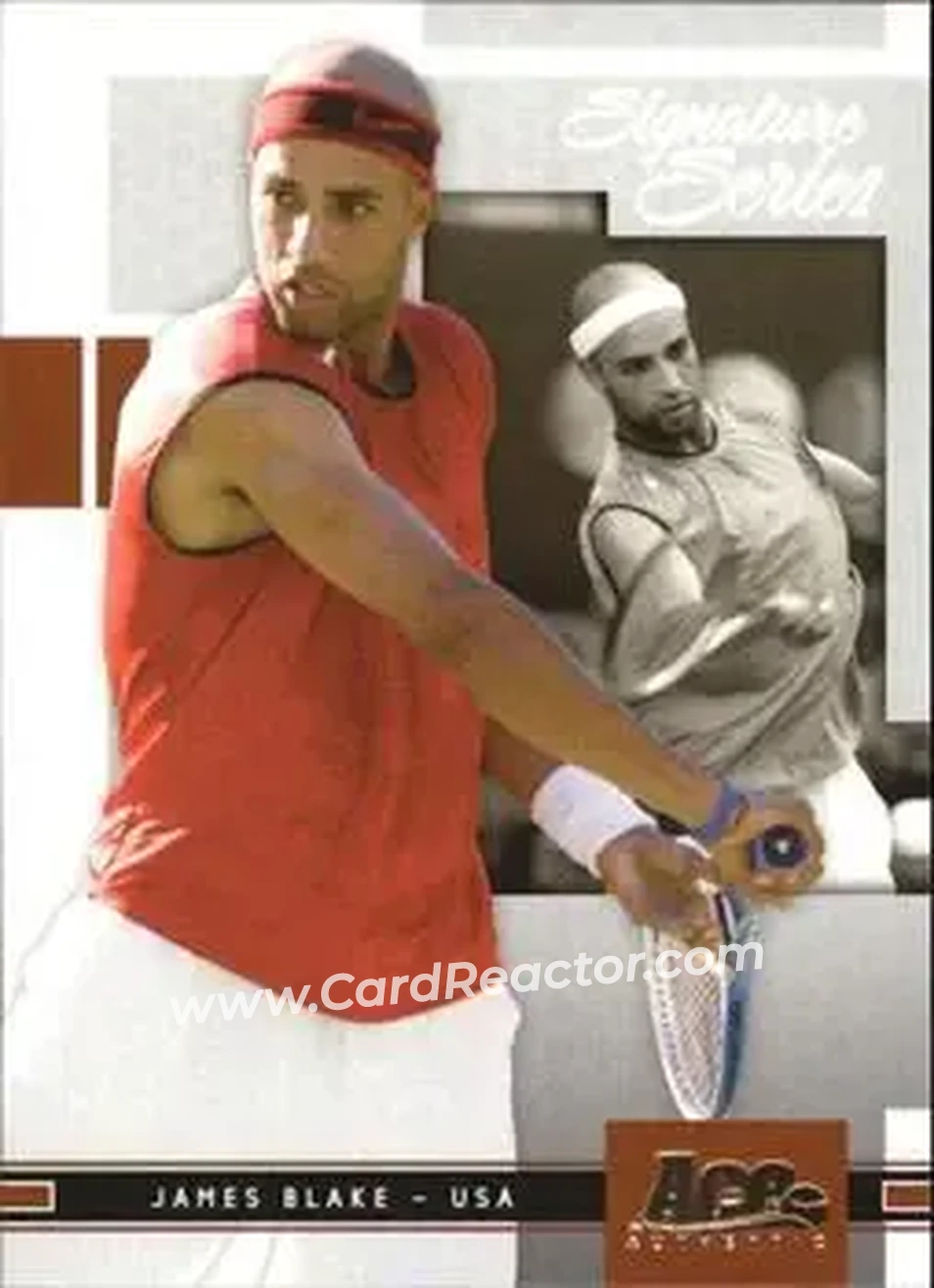 2005 Ace Authentic Signature Series #27 - James Blake - Front 2005 Ace Authentic Signature Series #27 - James Blake - Front