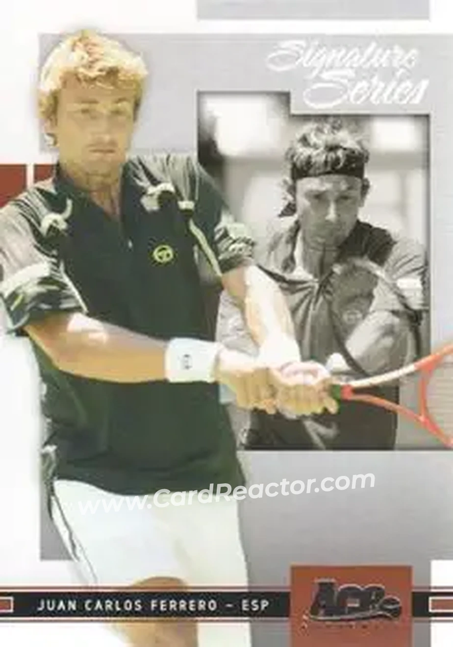 2005 Ace Authentic Signature Series #29 - Juan Carlos Ferrero - Front