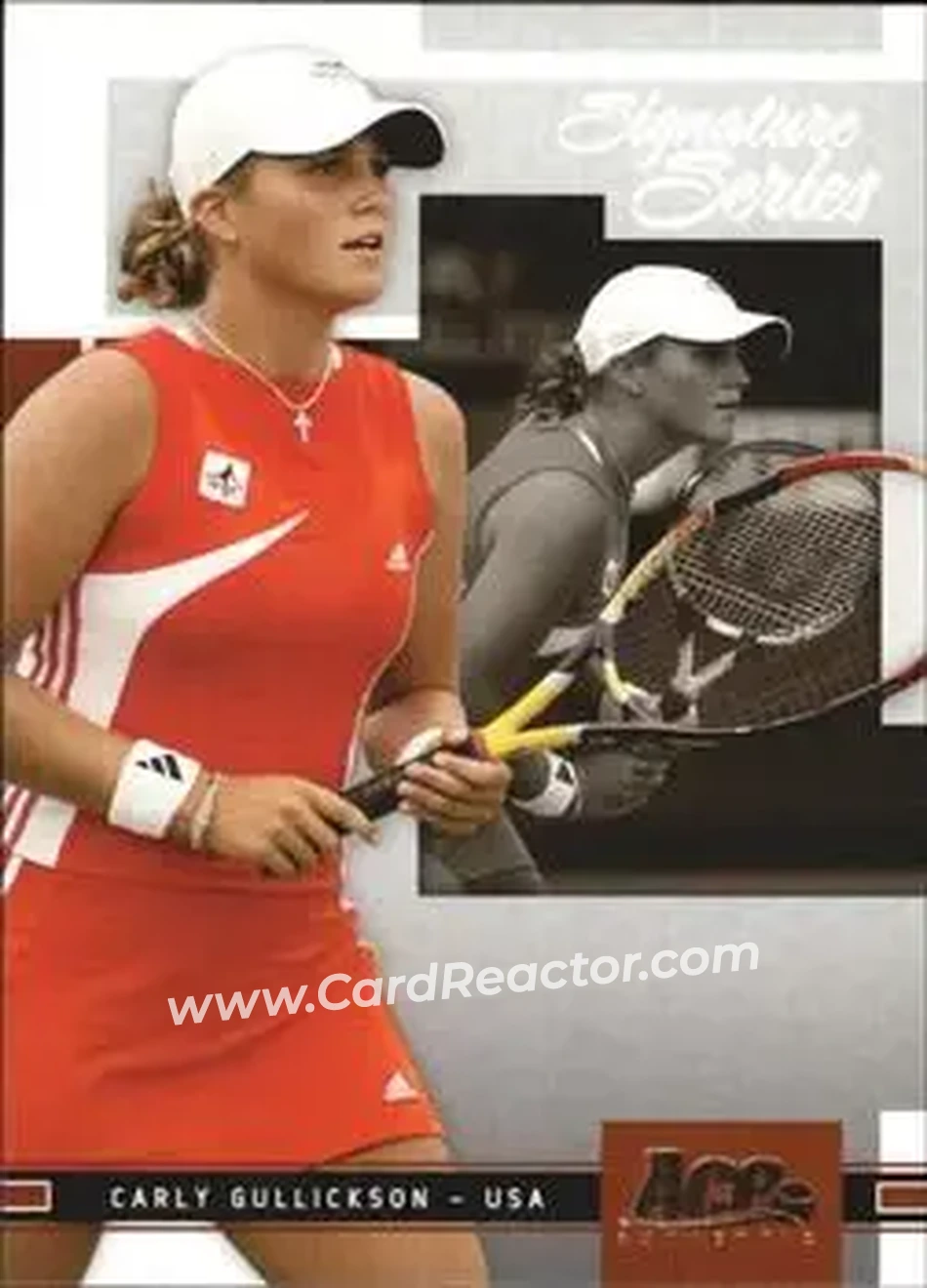 2005 Ace Authentic Signature Series #30 - Carly Gullickson - Front