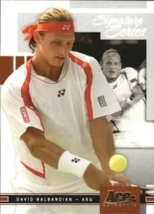 2005 Ace Authentic Signature Series #31 David Nalbandian