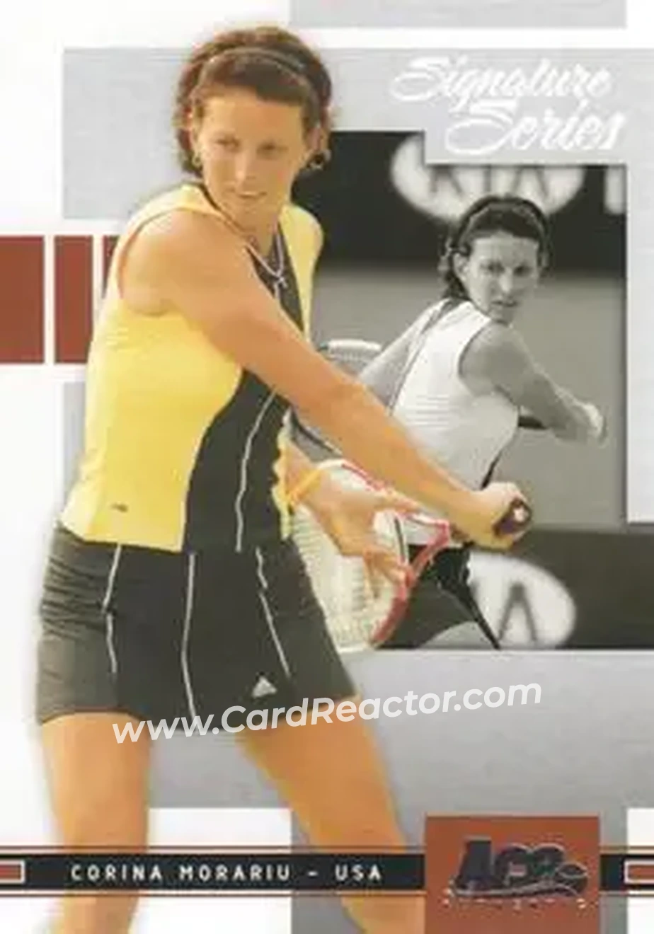 2005 Ace Authentic Signature Series #36 - Corina Morariu - Front