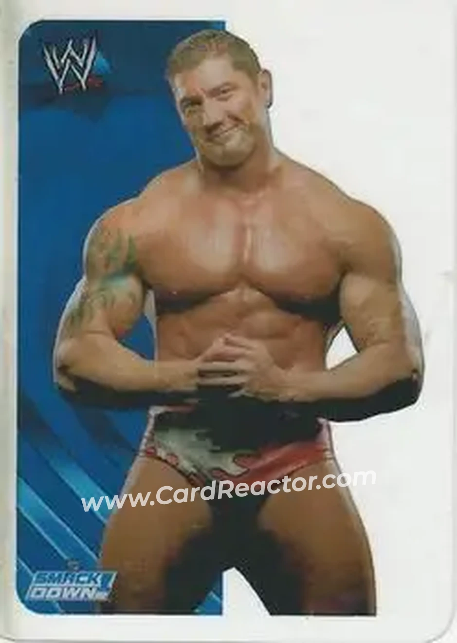 2005 Edibas WWE Lamincards (Italian) #2 - Batista - Front