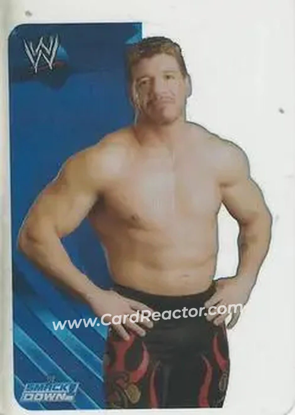 2005 Edibas WWE Lamincards (Italian) #8 - Eddie Guerrero - Front 2005 Edibas WWE Lamincards (Italian) #8 - Eddie Guerrero - Front