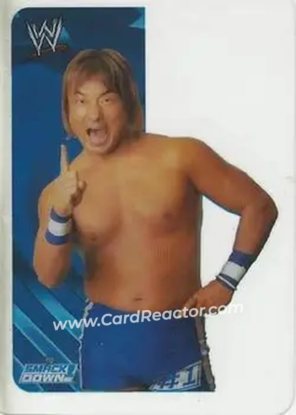 2005 Edibas WWE Lamincards (Italian) #9 - Kung Funaki - Front 2005 Edibas WWE Lamincards (Italian) #9 - Kung Funaki - Front