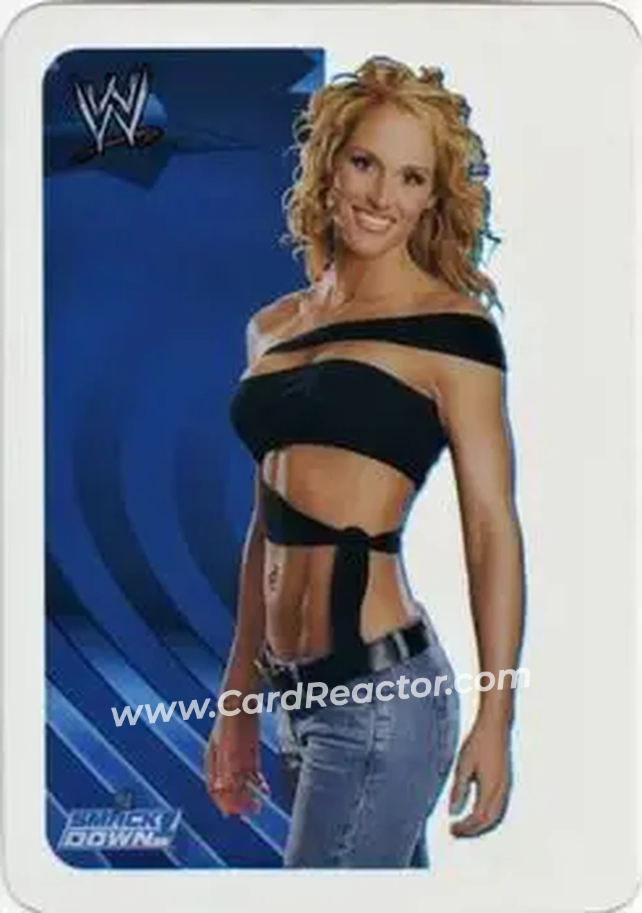 2005 Edibas WWE Lamincards (Italian) #16 - Michelle McCool - Front