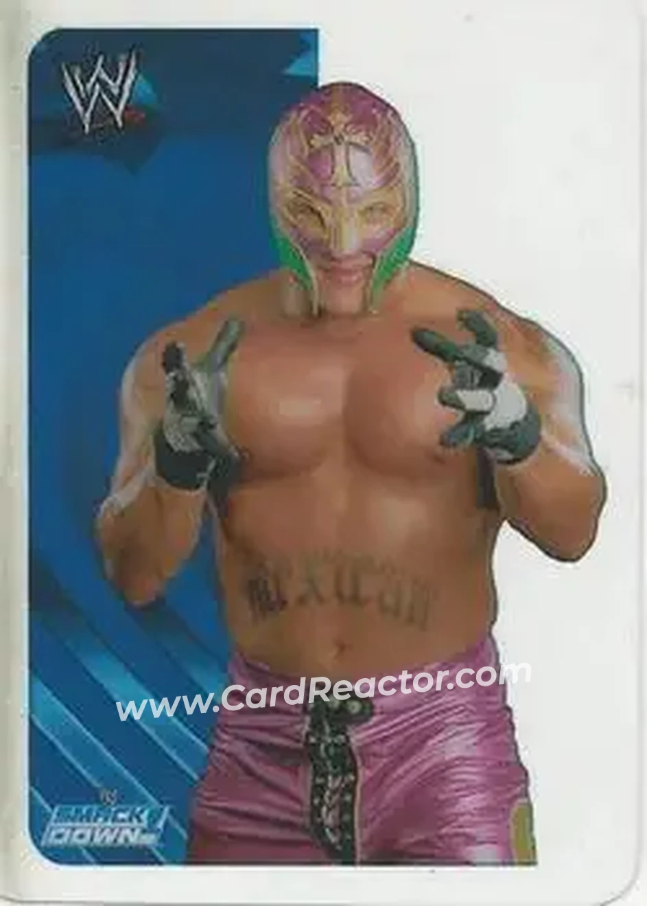 2005 Edibas WWE Lamincards (Italian) #21 - Rey Mysterio - Front 2005 Edibas WWE Lamincards (Italian) #21 - Rey Mysterio - Front