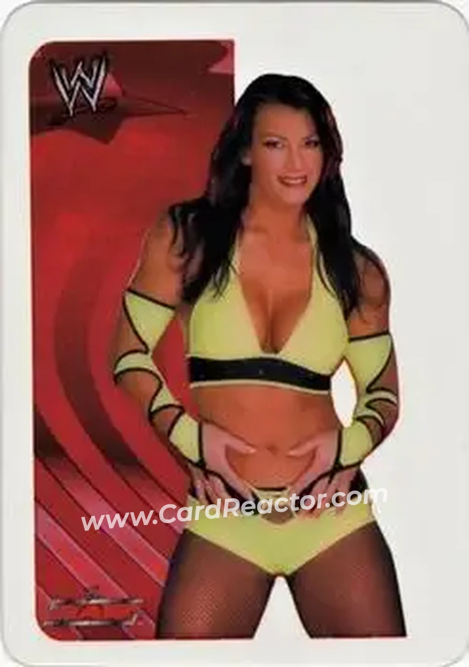 2005 Edibas WWE Lamincards (Italian) #57 - Victoria - Front
