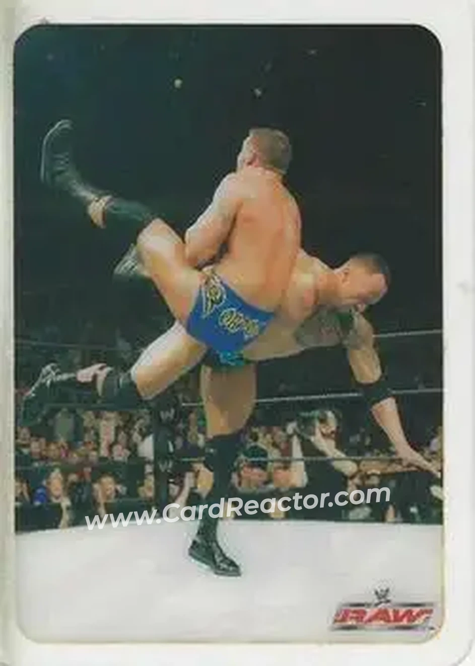 2005 Edibas WWE Lamincards (Italian) #74 - The Rock - Front 2005 Edibas WWE Lamincards (Italian) #74 - The Rock - Front