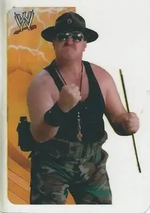 2005 Edibas WWE Lamincards (Italian) #140 - Sergeant Slaughter
