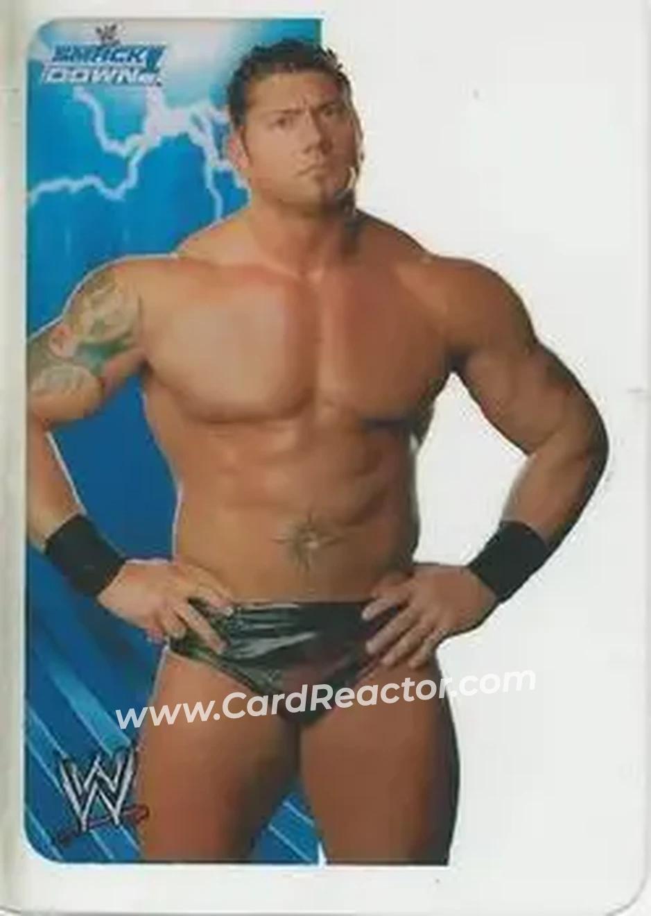 2005 Edibas WWE Lamincards (Italian) #120 - Batista - Front
