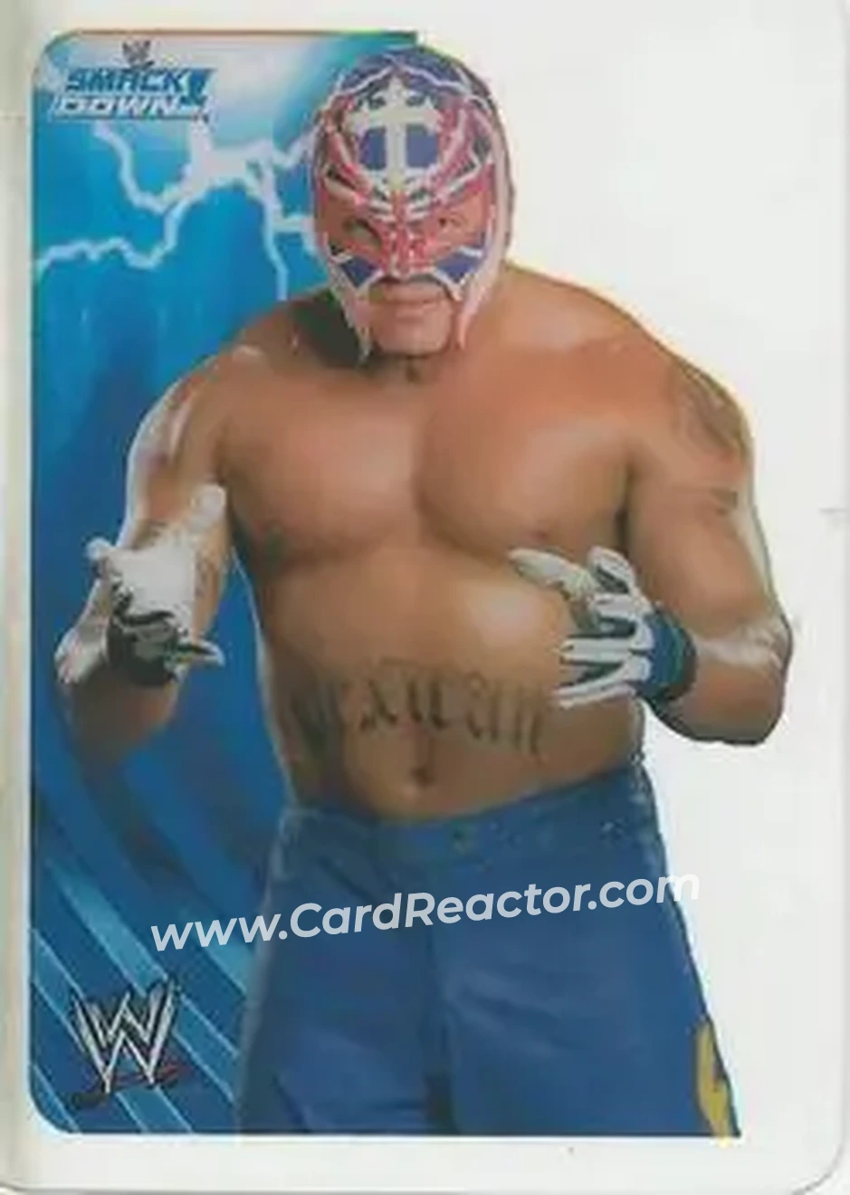 2005 Edibas WWE Lamincards (Italian) #127 - Rey Mysterio - Front