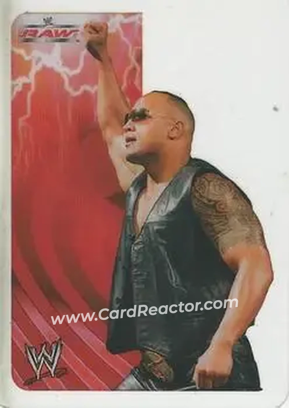 2005 Edibas WWE Lamincards (Italian) #138 - The Rock - Front 2005 Edibas WWE Lamincards (Italian) #138 - The Rock - Front
