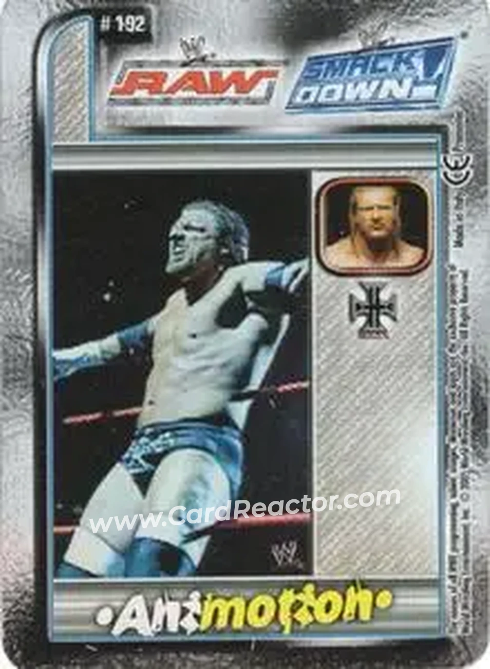 2005 Prominter WWE Animotion RAW / Smackdown! #192 - Hunter Hearst Helmsley - Back