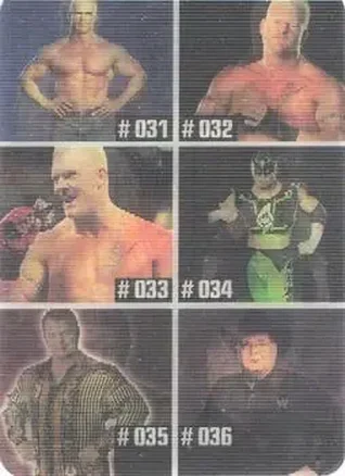 2005 Prominter WWE Animotion RAW / Smackdown! - Checklists #006 - Checklist 006