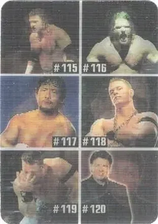 2005 Prominter WWE Animotion RAW / Smackdown! - Checklists #020 - Checklist 020
