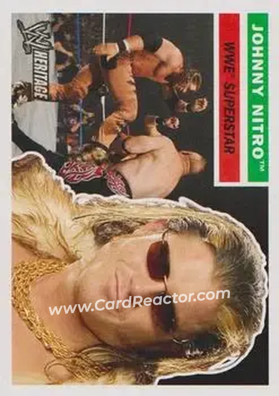 2005 Topps Heritage WWE #6 - John Morrison - Front
