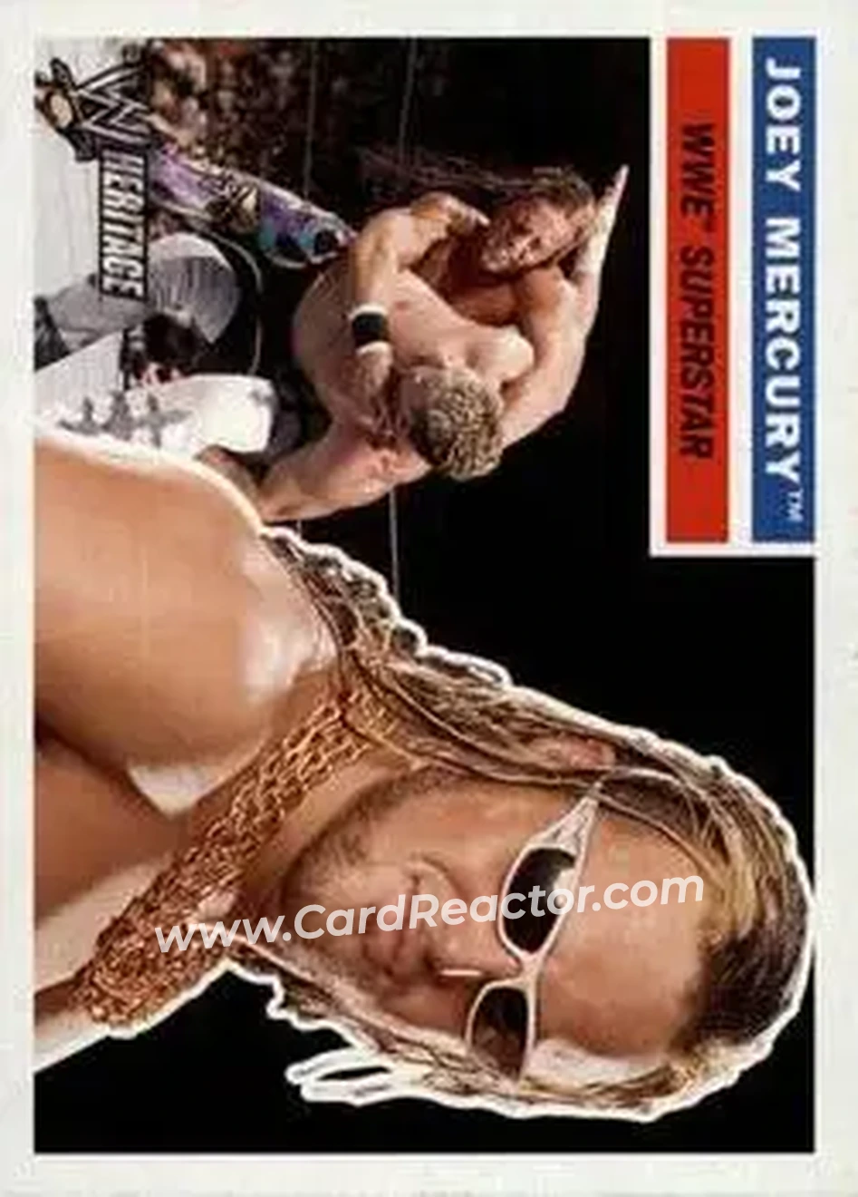2005 Topps Heritage WWE #7 - Joey Mercury - Front 2005 Topps Heritage WWE #7 - Joey Mercury - Front