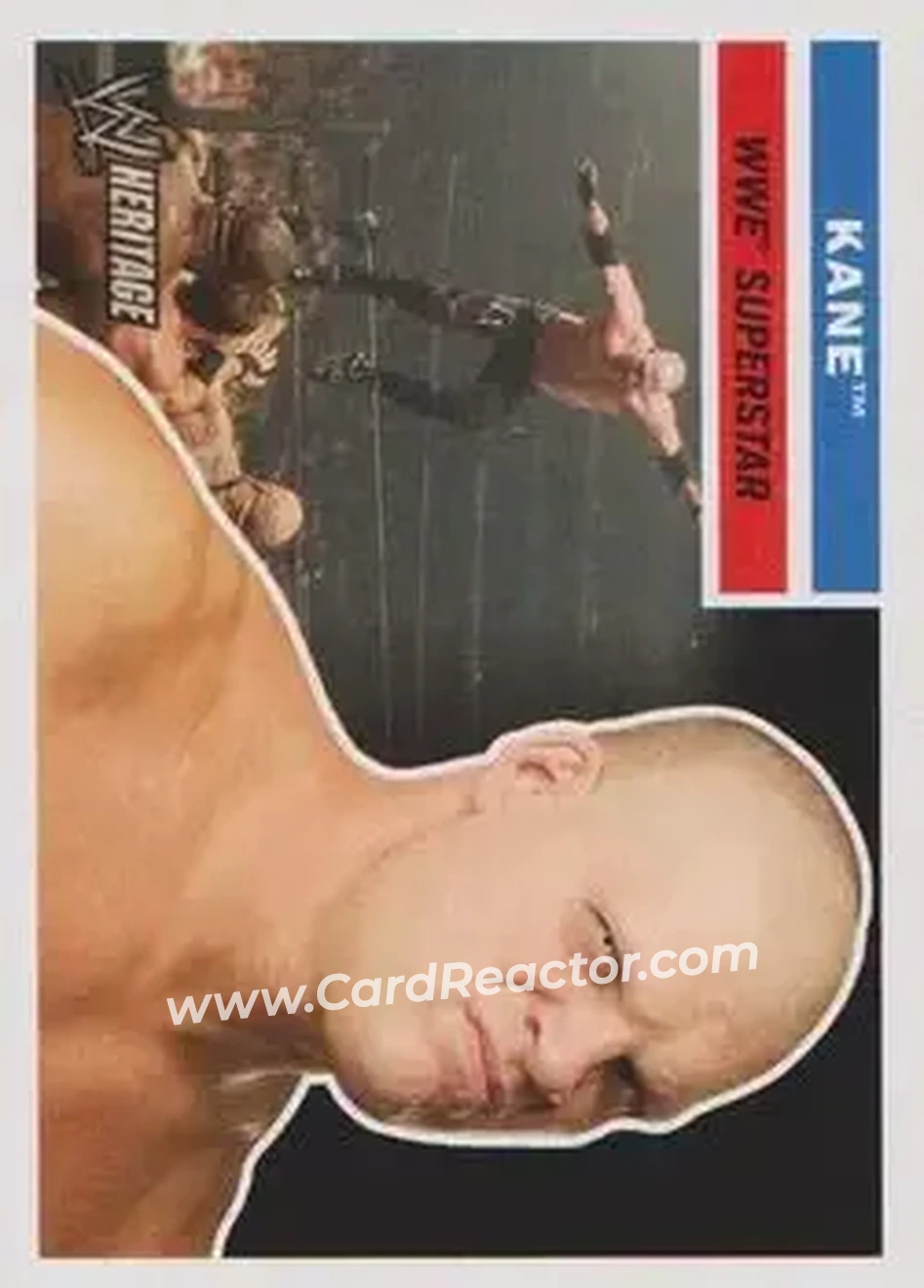 2005 Topps Heritage WWE #21 - Kane - Front 2005 Topps Heritage WWE #21 - Kane - Front