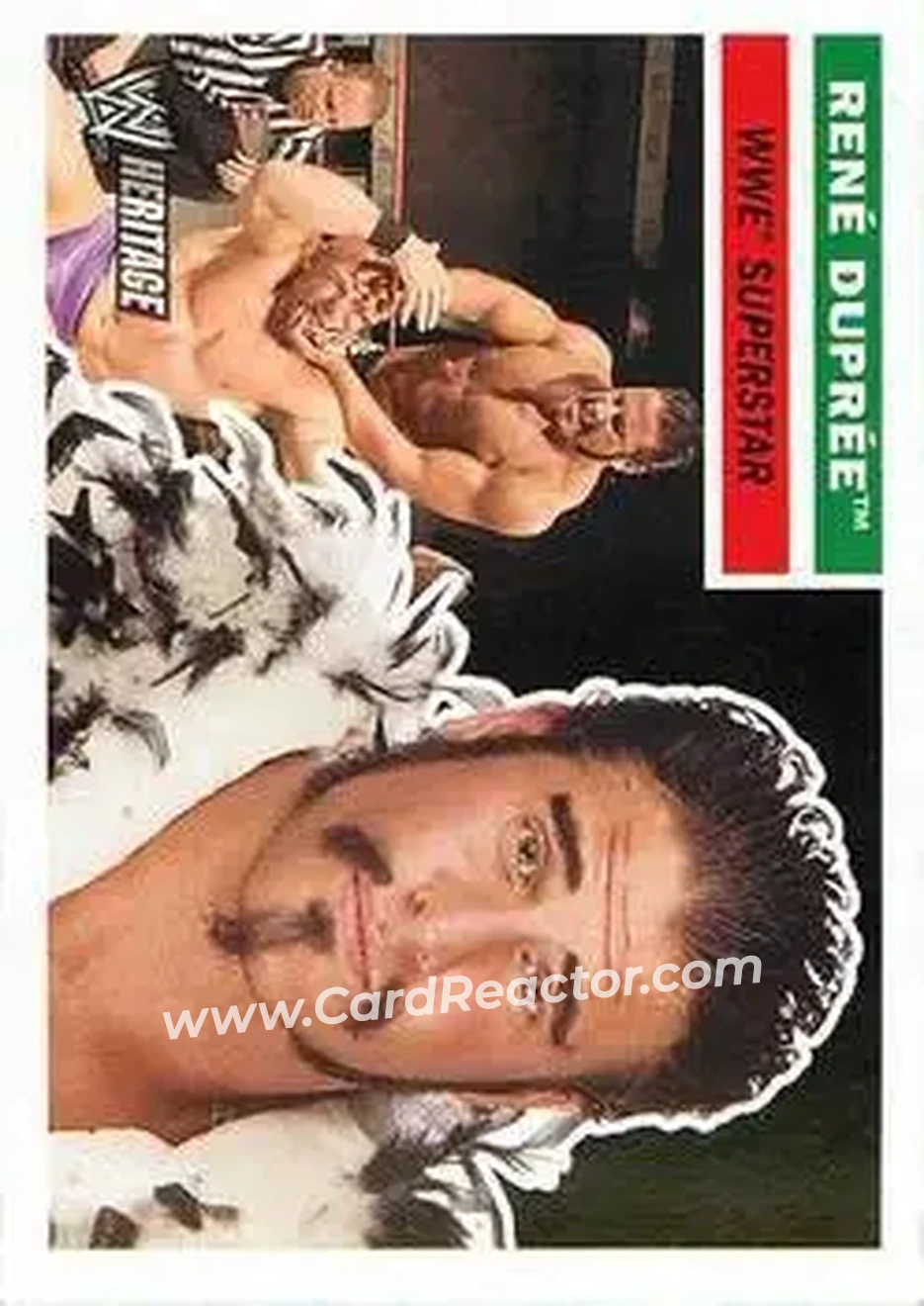 2005 Topps Heritage WWE #24 - Rene Dupree - Front 2005 Topps Heritage WWE #24 - Rene Dupree - Front