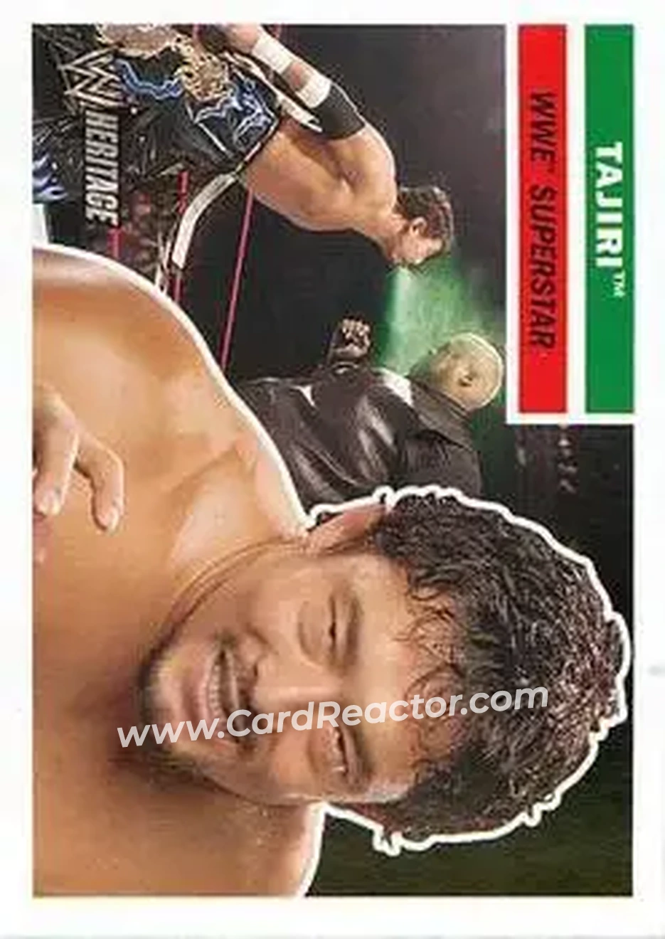 2005 Topps Heritage WWE #28 - Tajiri - Front