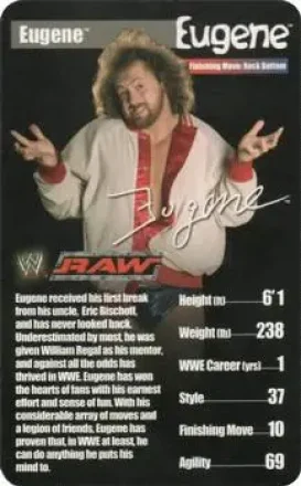 2005 Top Trumps Specials WWE Superstars 1 #NNO Eugene