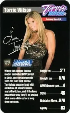 2005 Top Trumps Specials WWE Superstars 1 feature card