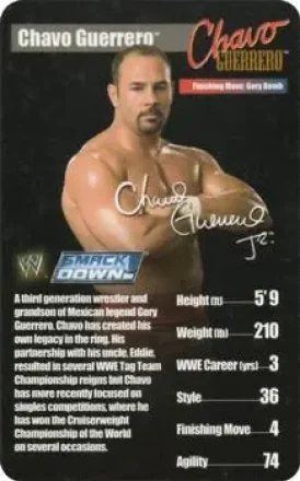 2005 Top Trumps Specials WWE Superstars 1 feature card