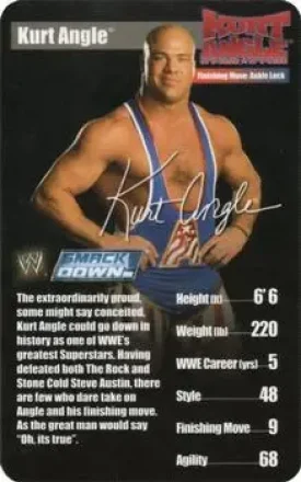 2005 Top Trumps Specials WWE Superstars 1 feature card