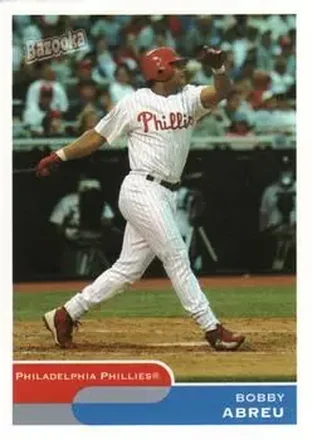 2004 Bazooka #1 - Bob Abreu - Philadelphia Phillies
