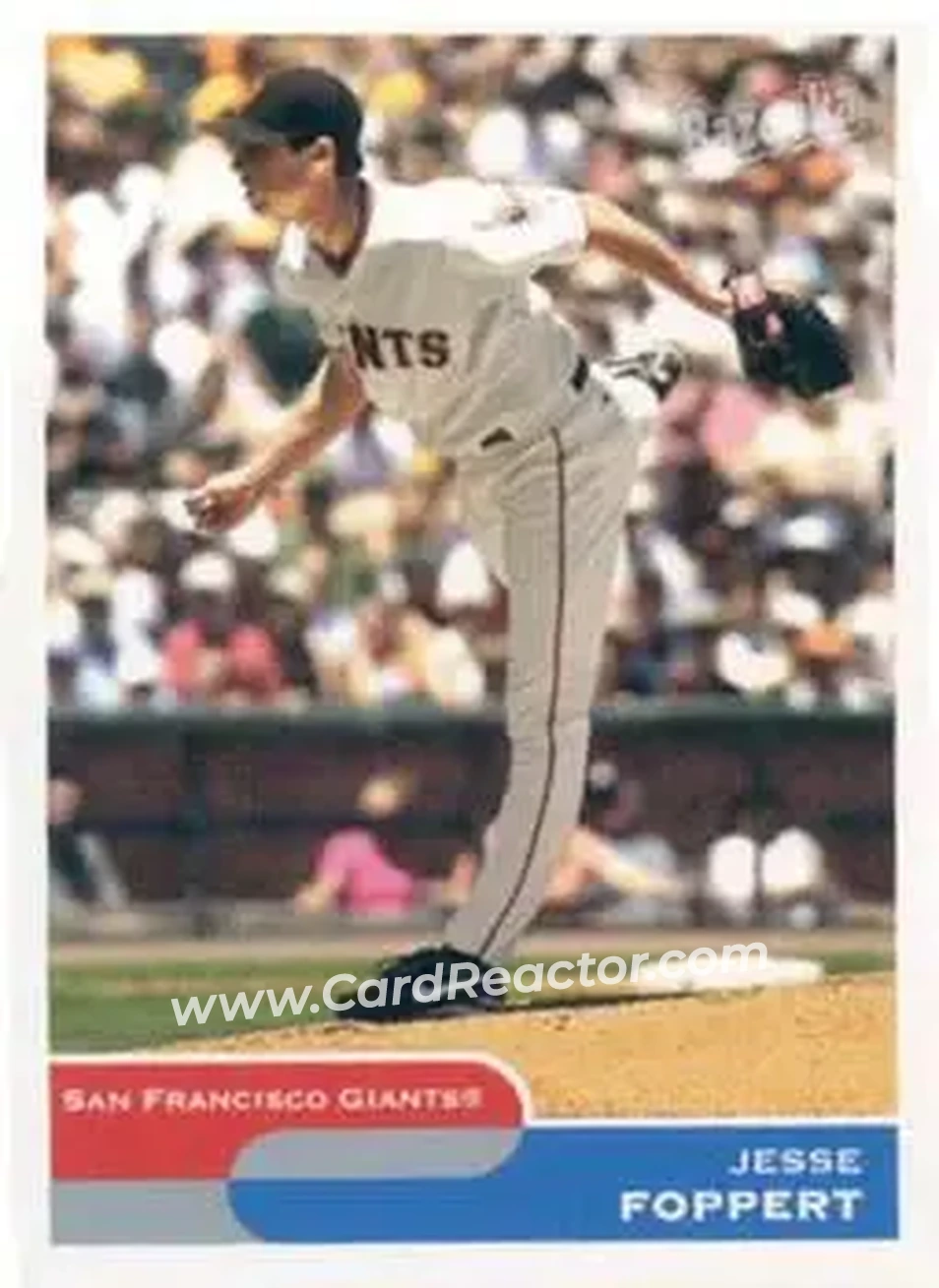 2004 Bazooka #2 - Jesse Foppert - San Francisco Giants - Front