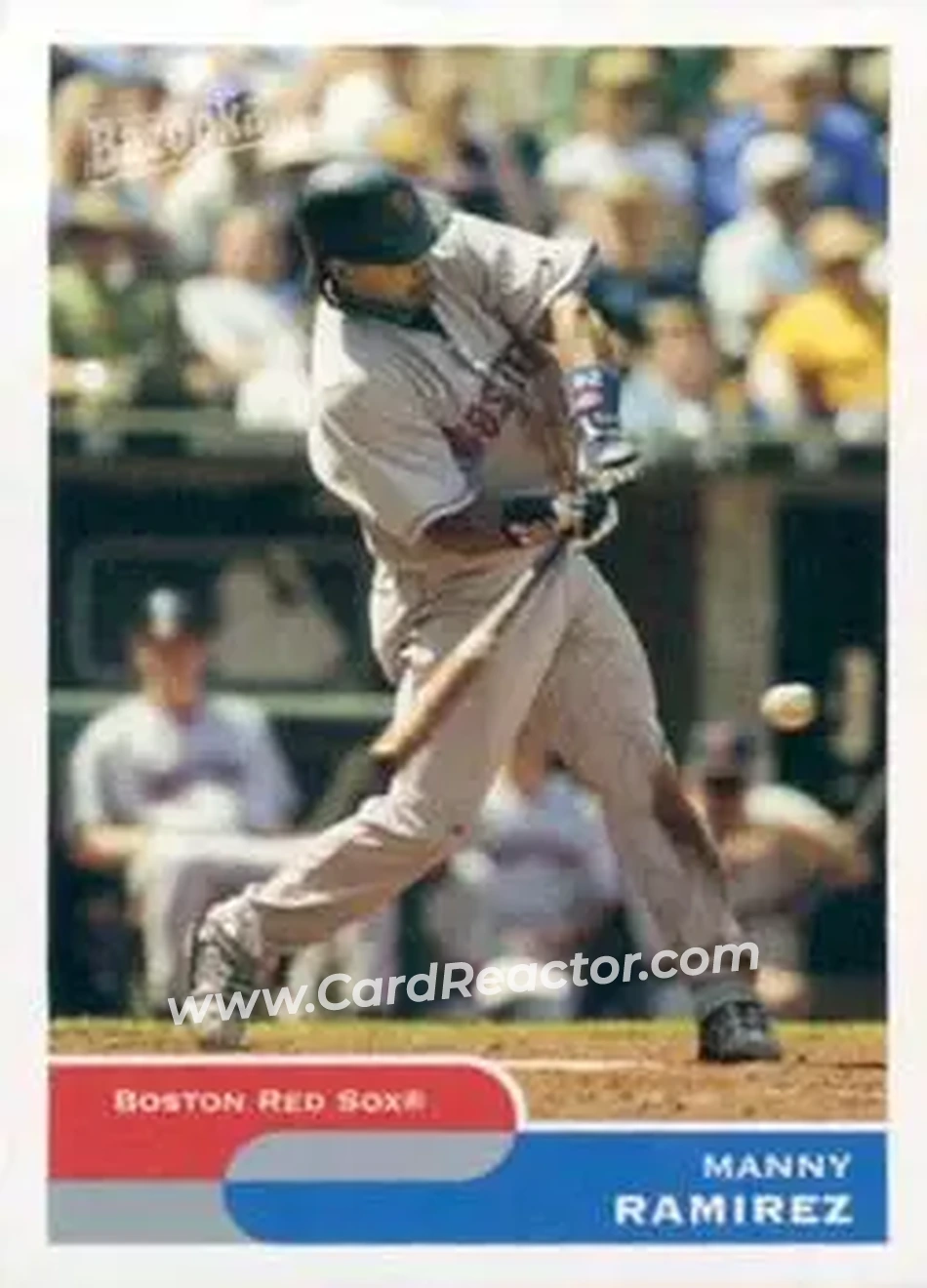 2004 Bazooka #5 - Manny Ramirez - Boston Red Sox - Front
