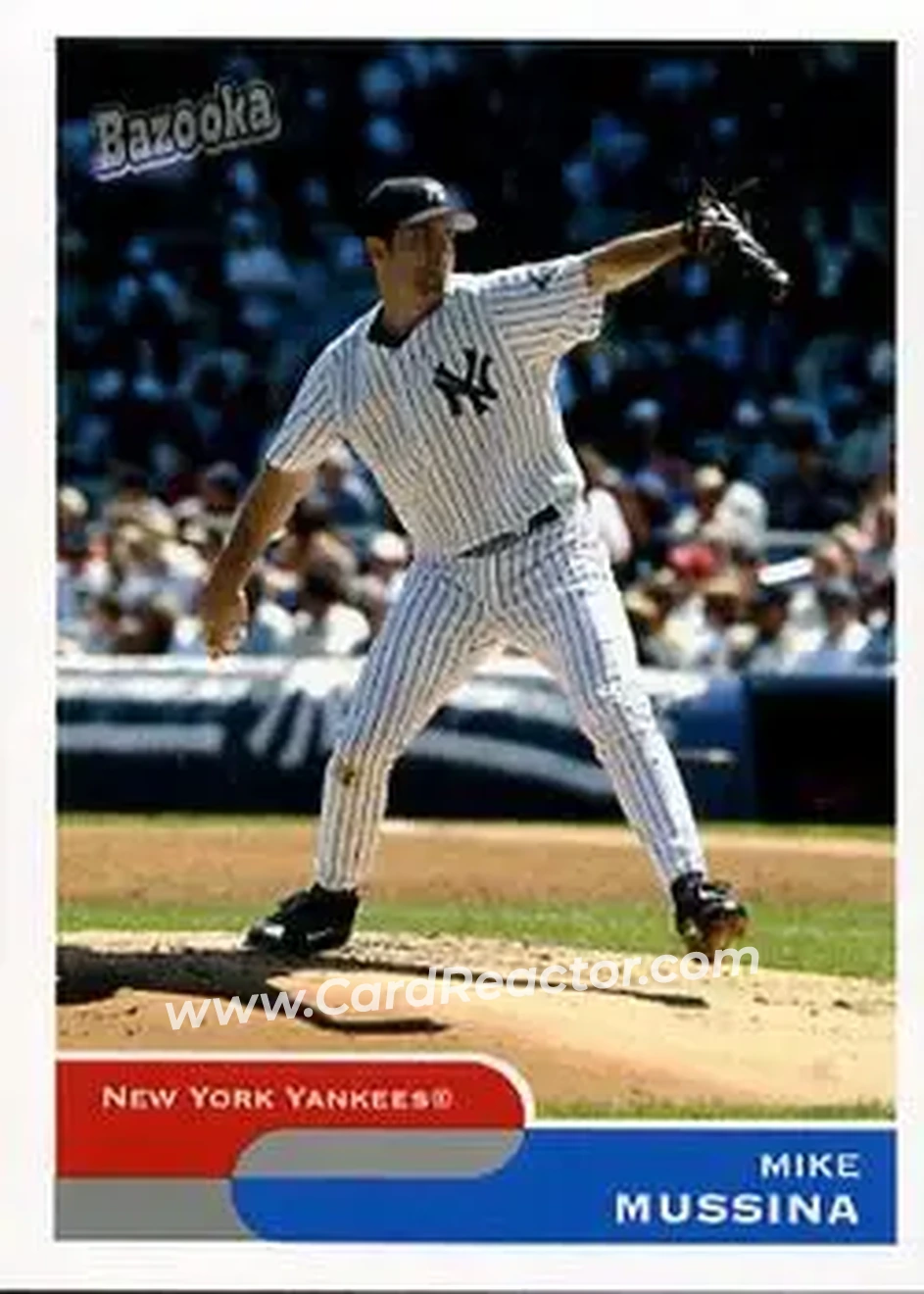2004 Bazooka #12 - Mike Mussina - New York Yankees - Front