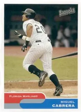 2004 Bazooka #15 - Miguel Cabrera - Florida Marlins