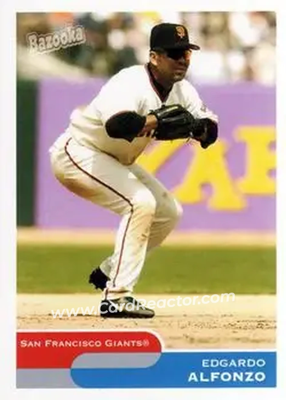 2004 Bazooka #16 - Edgardo Alfonzo - San Francisco Giants - Front