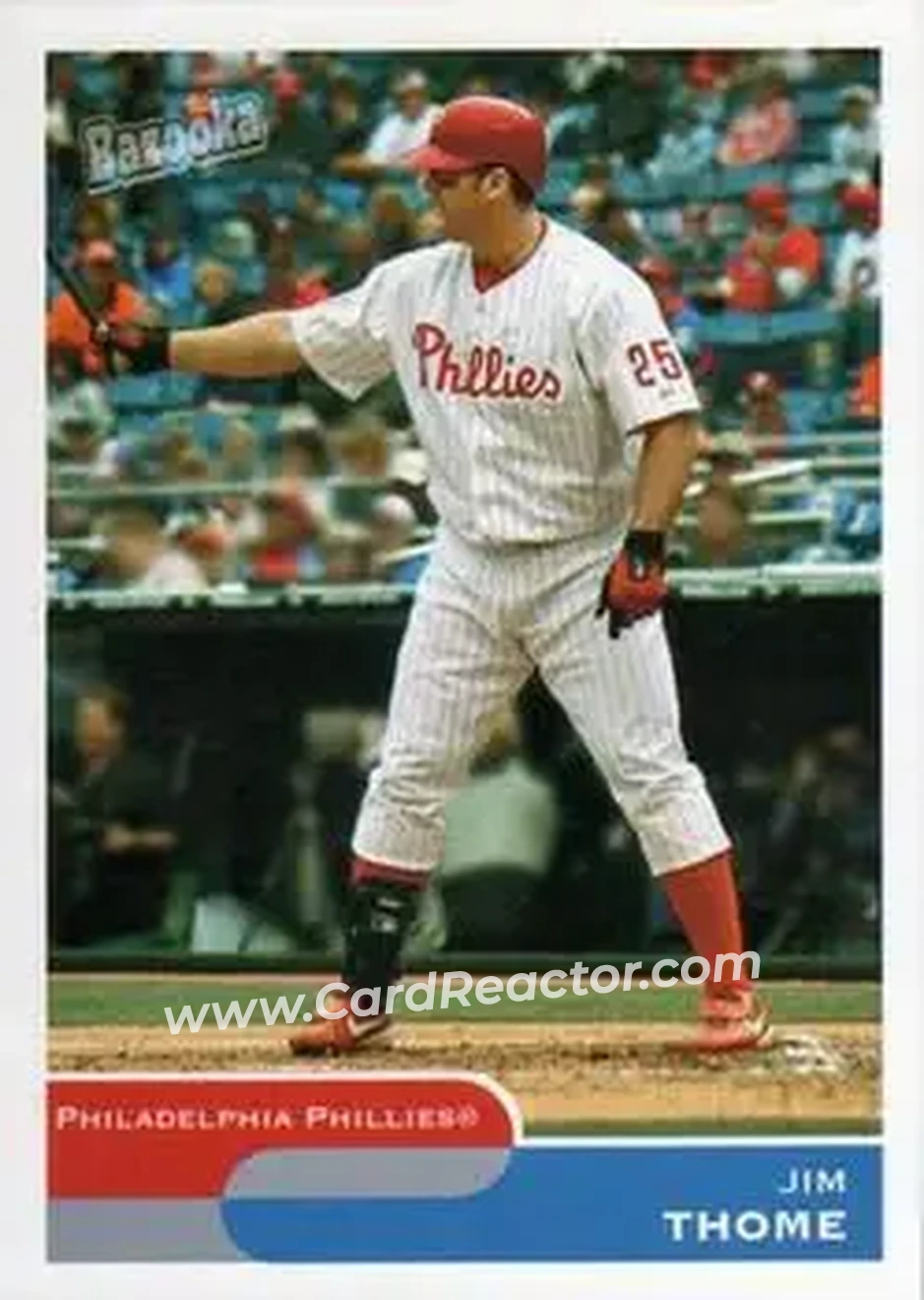 2004 Bazooka #23 - Jim Thome - Philadelphia Phillies - Front