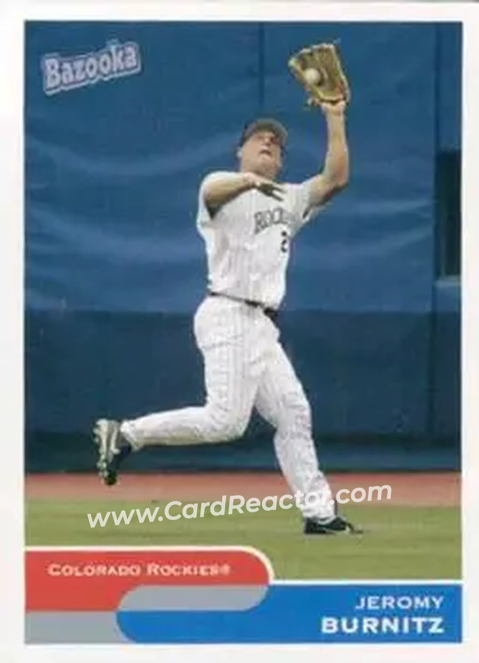 2004 Bazooka #24 - Jeromy Burnitz - Colorado Rockies - Front