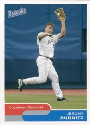 2004 Bazooka #24 - Jeromy Burnitz - Colorado Rockies