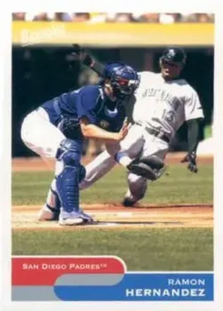2004 Bazooka #26 - Ramon Hernandez - San Diego Padres