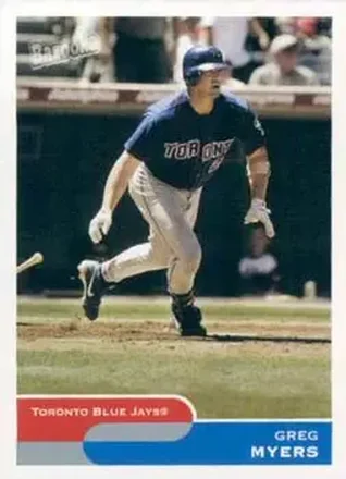 2004 Bazooka #28 - Greg Myers - Toronto Blue Jays
