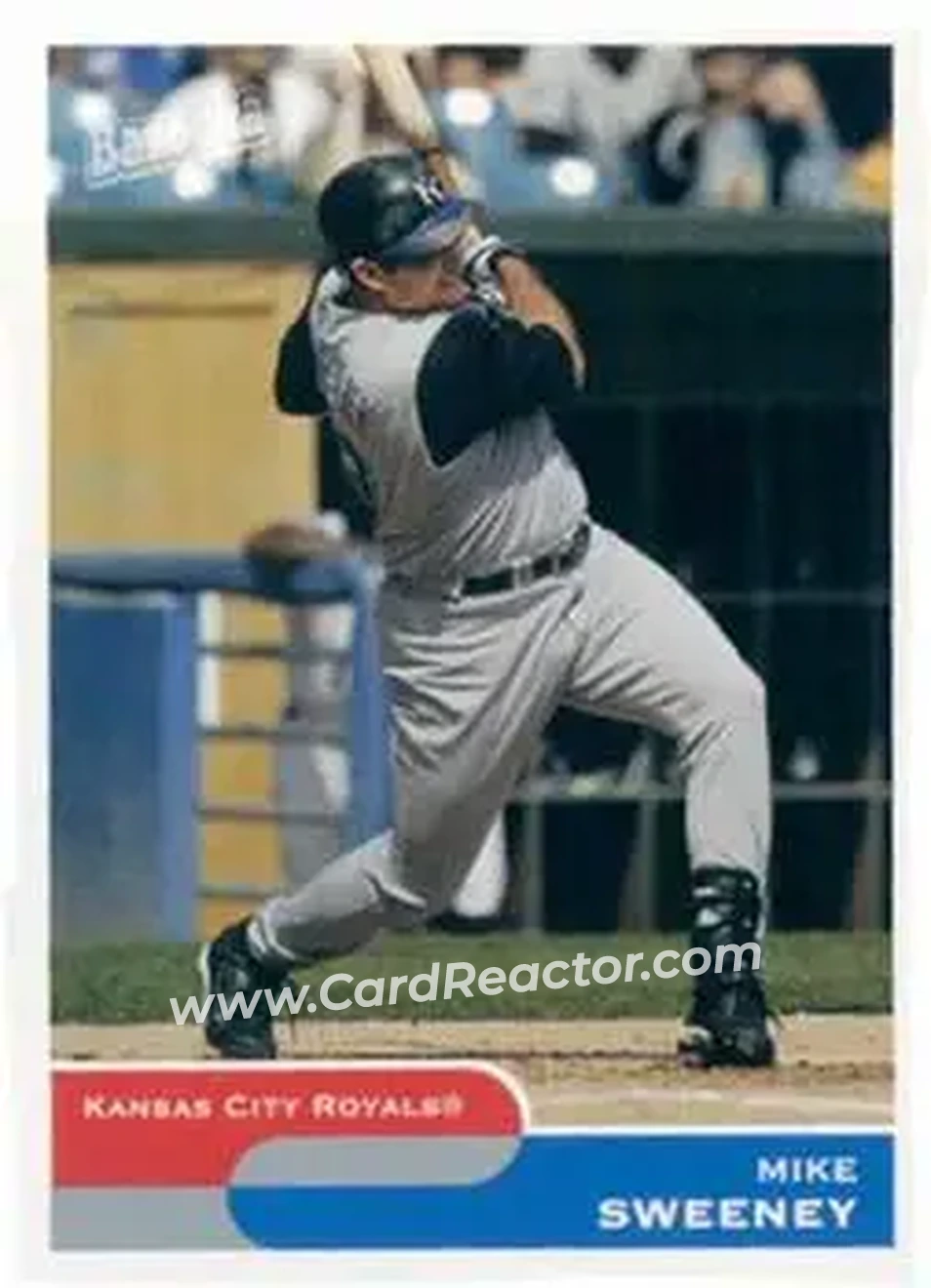 2004 Bazooka #30 - Mike Sweeney - Kansas City Royals - Front