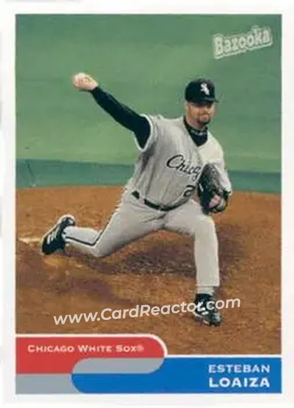 2004 Bazooka #36 - Esteban Loaiza - Chicago White Sox - Front