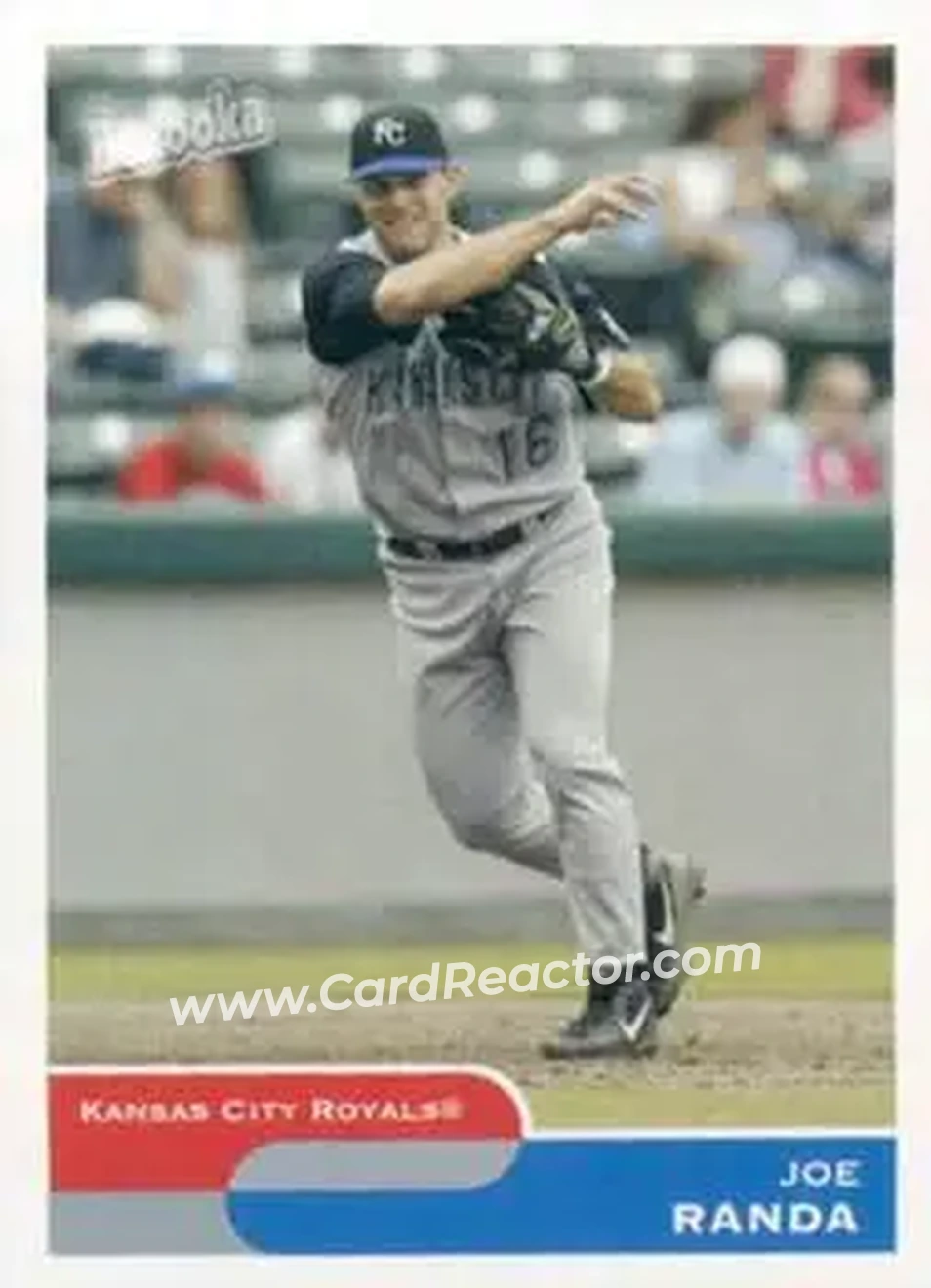 2004 Bazooka #38 - Joe Randa - Kansas City Royals - Front