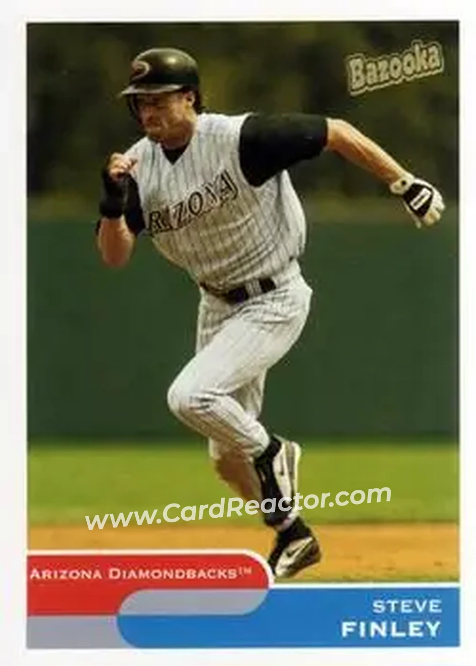 2004 Bazooka #41 - Steve Finley - Arizona Diamondbacks - Front