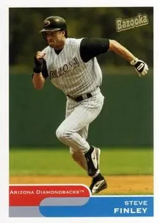 2004 Bazooka #41 - Steve Finley - Arizona Diamondbacks