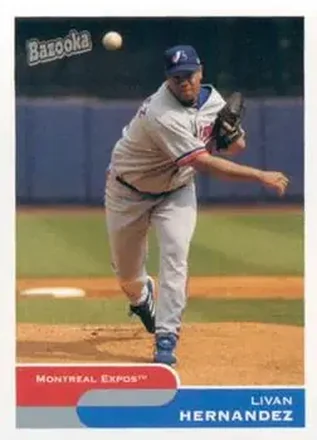 2004 Bazooka #42 - Livan Hernandez - Montreal Expos