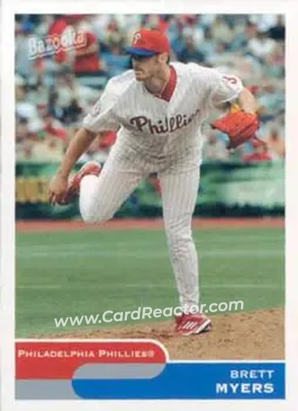 2004 Bazooka #44 - Brett Myers - Philadelphia Phillies - Front