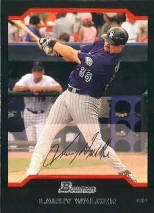 2004 Bowman #2 - Larry Walker - Colorado Rockies